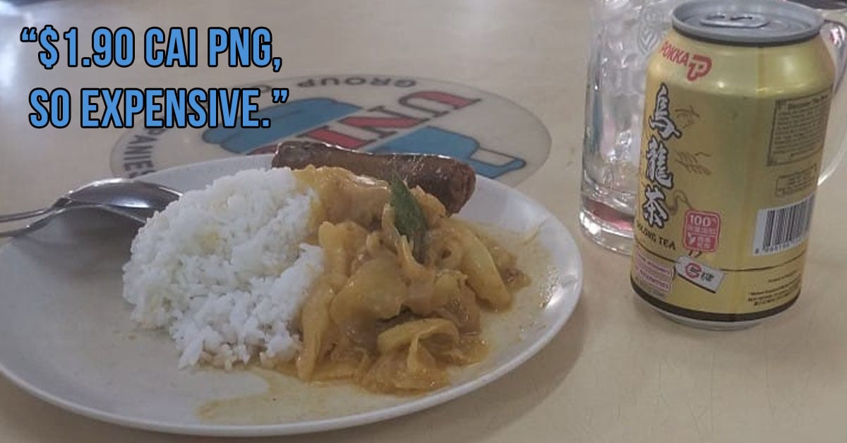 Man Slammed After Claiming Cai Png With 1 Meat & 1 Veg at .90 Expensive