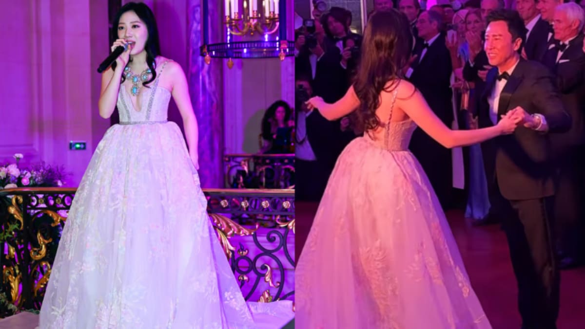 All Eyes Were On Donnie Yen And His Beautiful 19-Year-Old Daughter As They Opened Debutante Ball With A Waltz