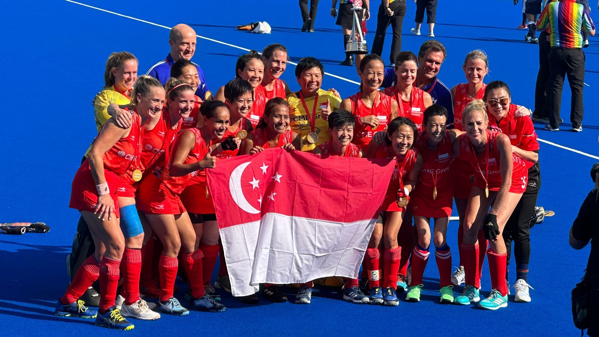 UK site lauds SG women’s over-40s hockey team as ‘history makers’ after win at Asian Continental Cup