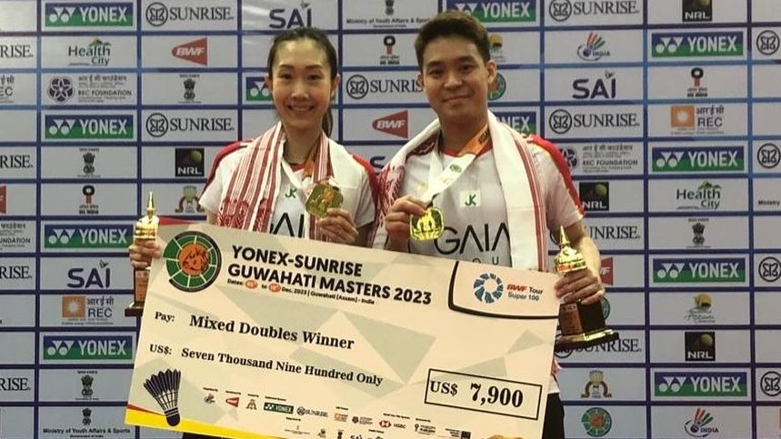 Singapore shuttlers Terry Hee and Jessica Tan conquer adversity to win Guwahati Masters