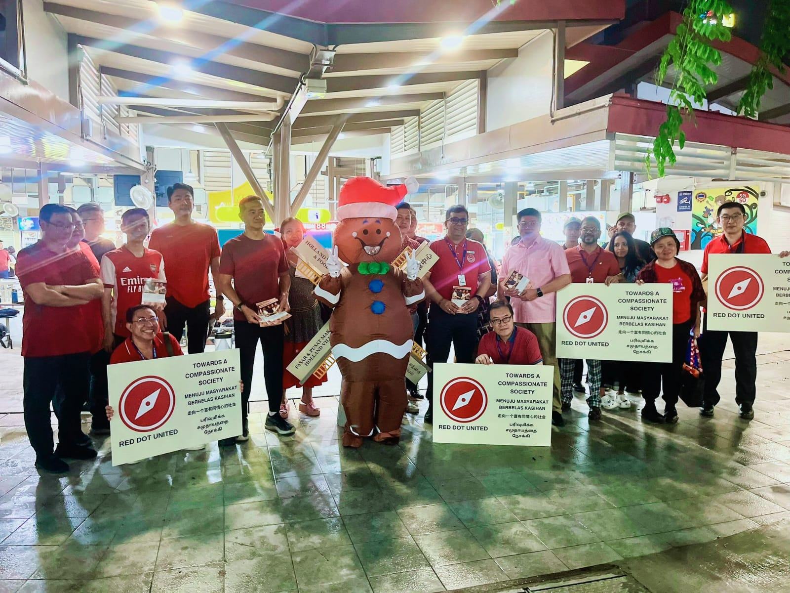 Red Dot United and Coalition partners bring festive cheer to Holland Village