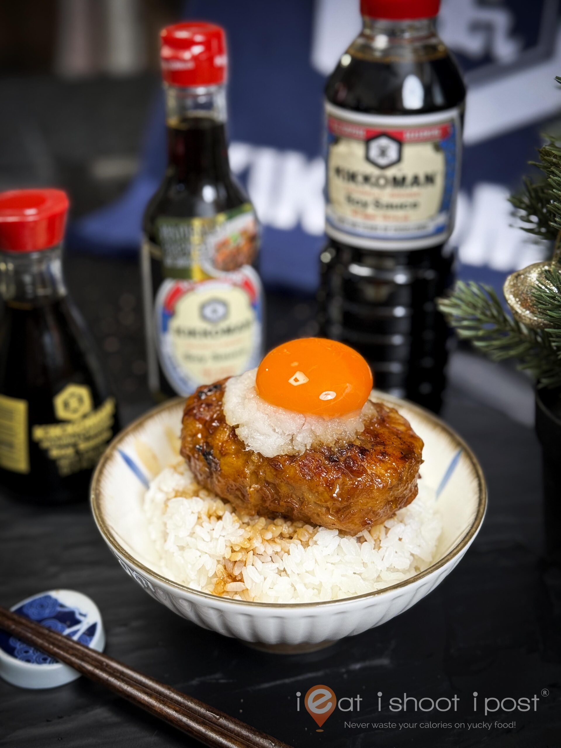 Chicken Hamburg Recipe with Kikkoman