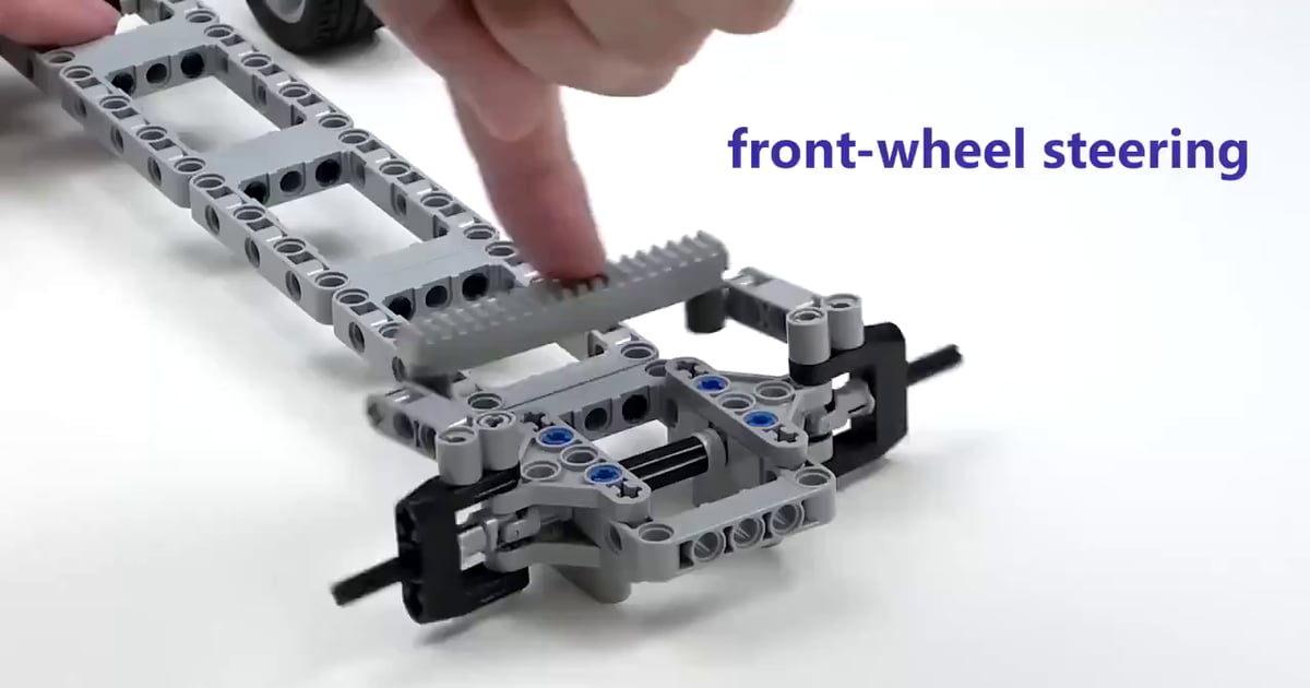 Different LEGO steering systems