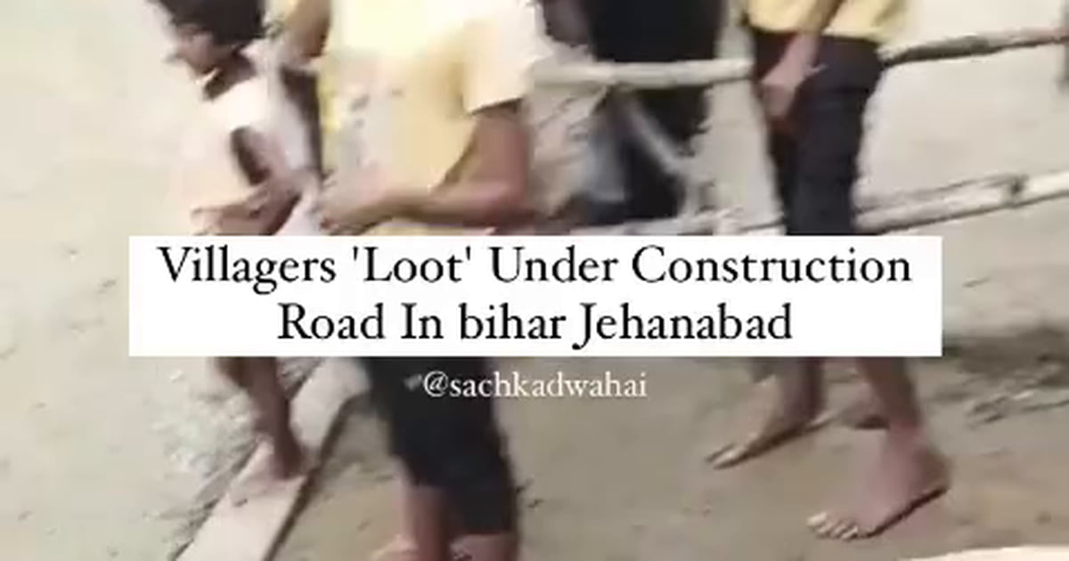 Indians Take 'Paving the Way' a Bit Too Literally, Steal Newly Laid Road!