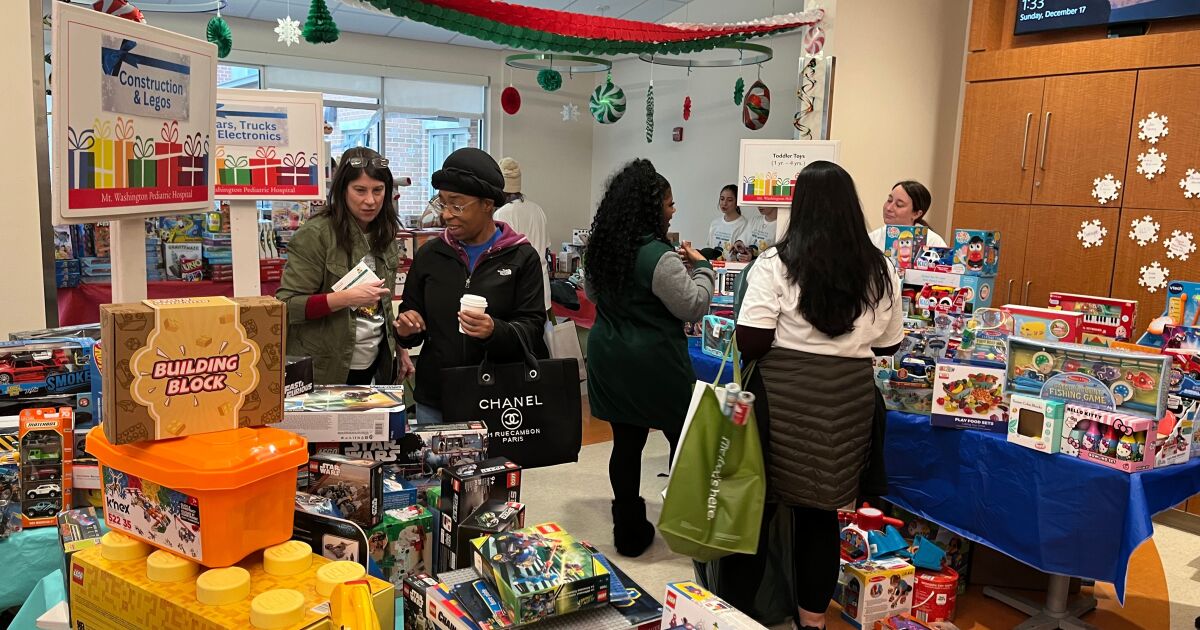 Mt. Washington Pediatric Hospital holds 10th annual Holiday Toy Shop