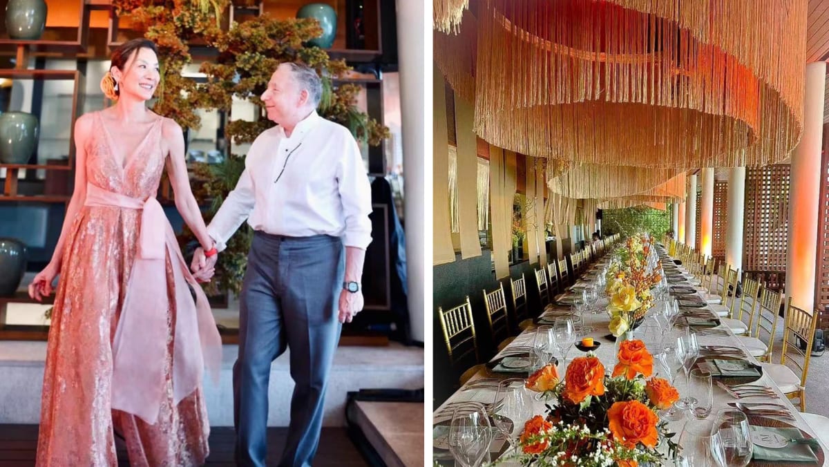 Michelle Yeoh & Hubby Jean Todt Hold M’sia Wedding On Private Island