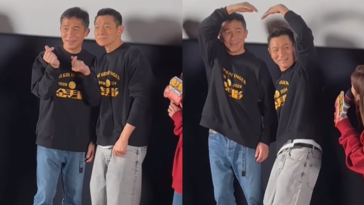 Tony Leung, 61, Andy Lau, 62, Show How Cute They Still Are By Making Heart Gestures