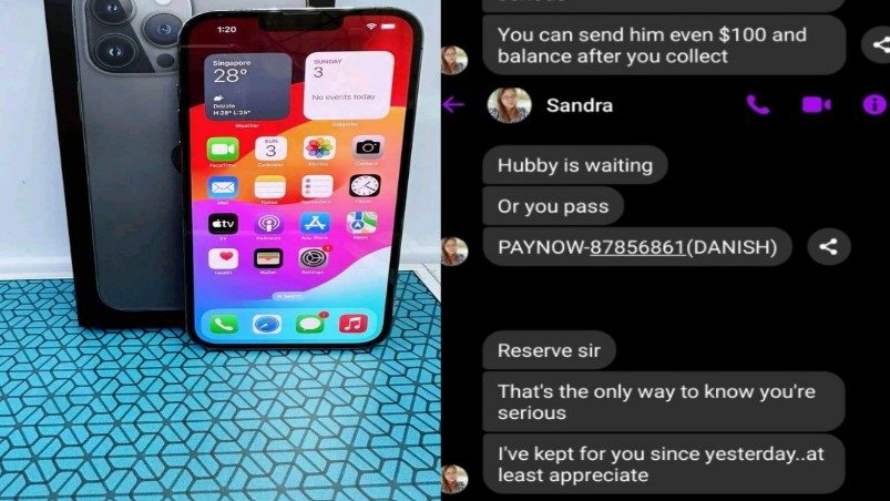 iPhone for only S0 on Facebook, man gets scammed