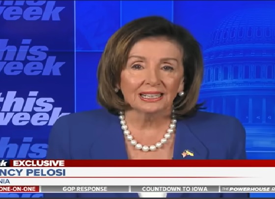 Nancy Pelosi blasts Trump for saying he wished the economy crashes