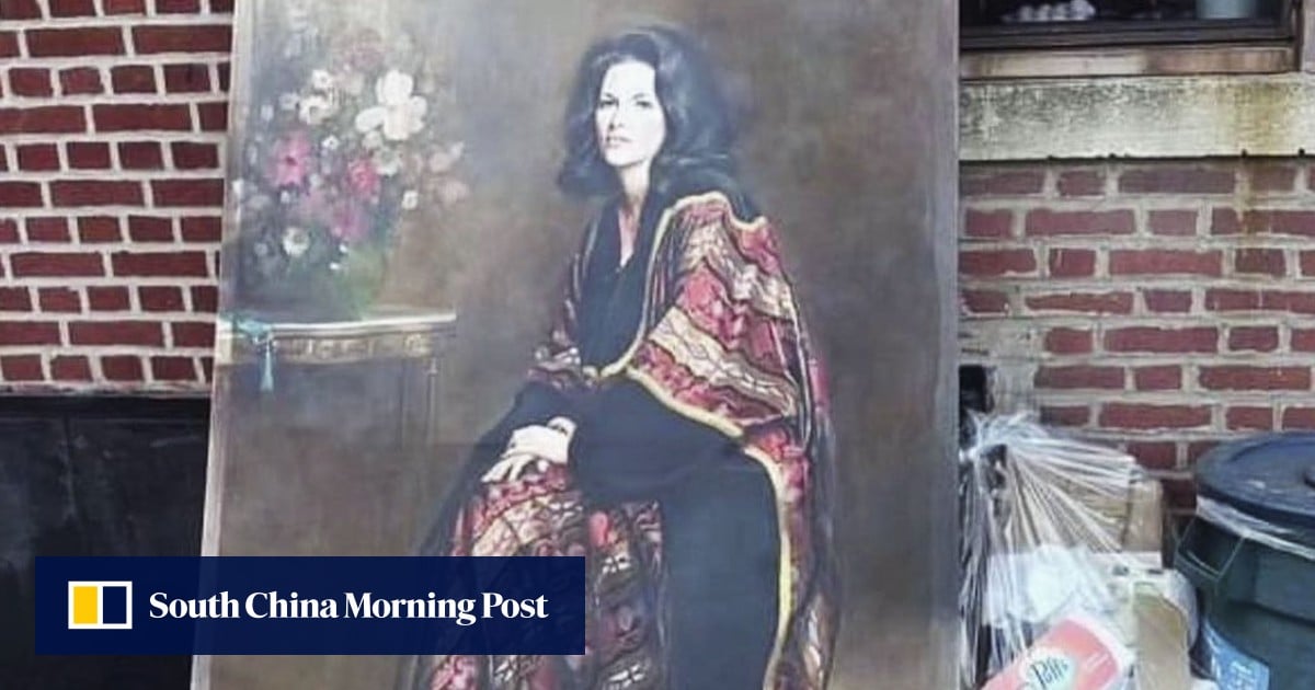 Masterpiece painted by celebrity chef’s father that led to ‘a lot of heartache’ found abandoned amid rubbish on a New York street 53 years later