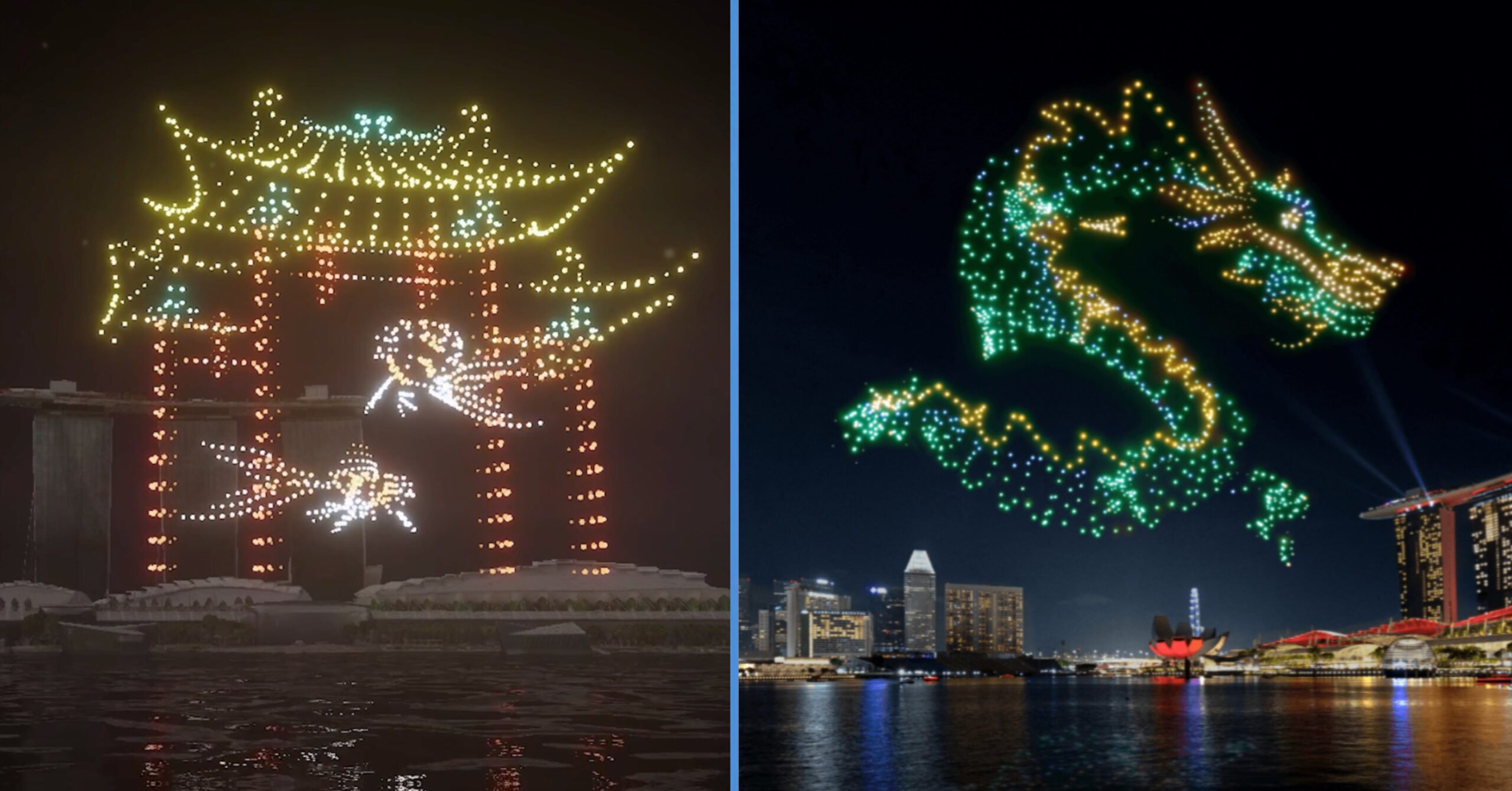 1,500 Lighted Drones Will Form the Shape of a Dragon for 6 Nights in February 2024