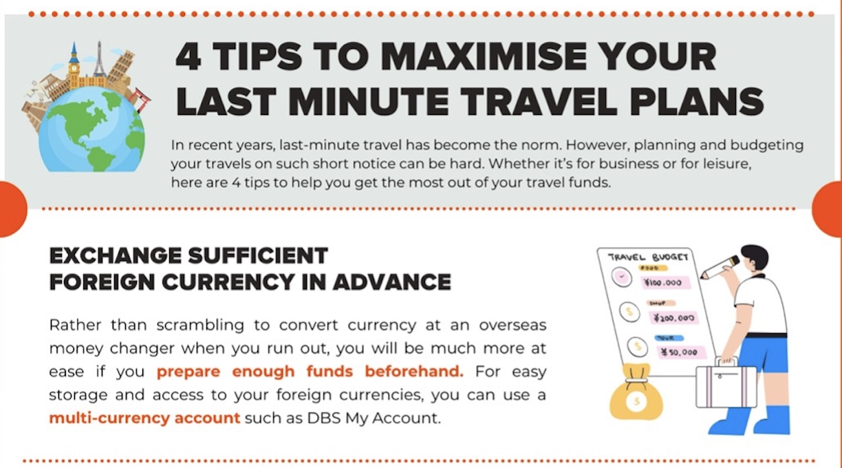 [Infographics] How To Get The Best Bang For Your Buck On Last Minute Travel Plans