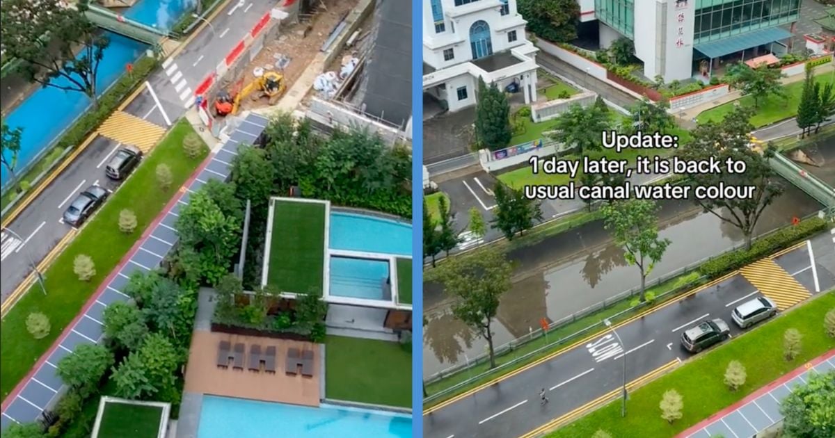 Bukit Timah Canal Water Looks Like Swimming Pool; PUB Finds No Usual Discharge into Canal