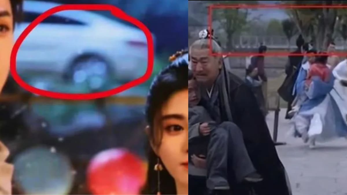 SMil Chinese Period Drama Mocked For Showing Car And Iron Railings In The Background