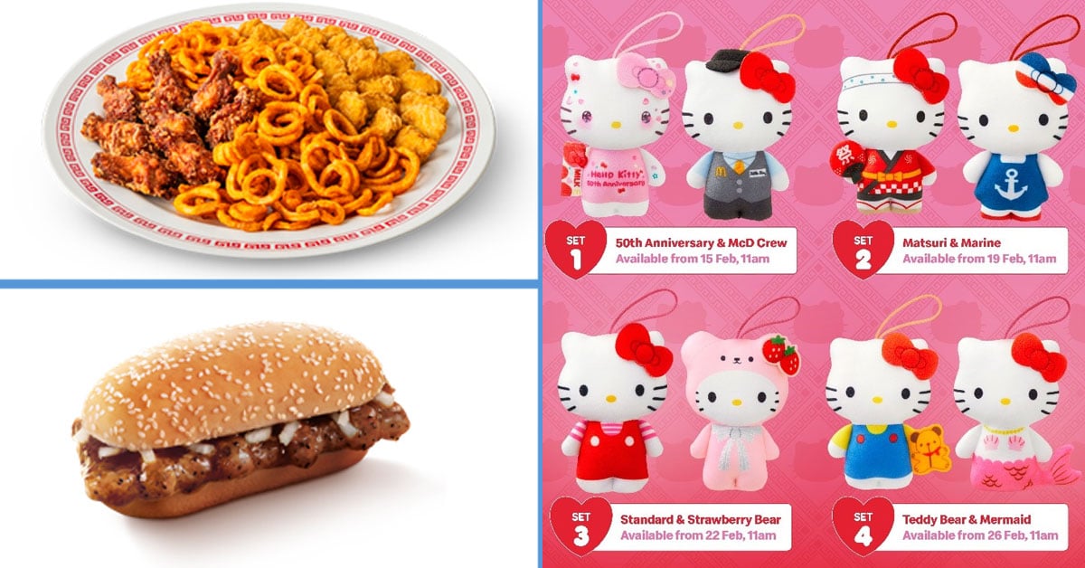 McDonald’s Having Lohei Bundle & Hello Kitty Plush Collection this CNY