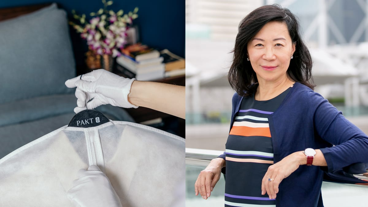 Barbara Yu Larsson, the founder of Pakt, a digital wardrobe service