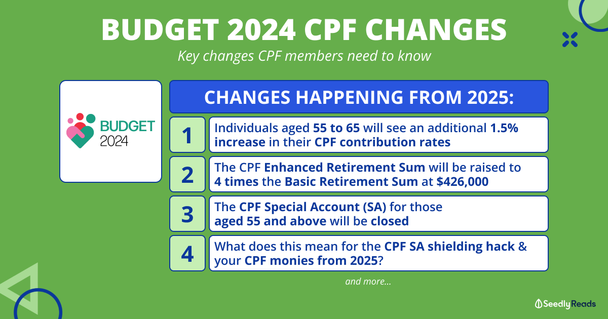 Latest CPF Changes Announced at Budget 2024 & How it Affects CPF SA Shielding?