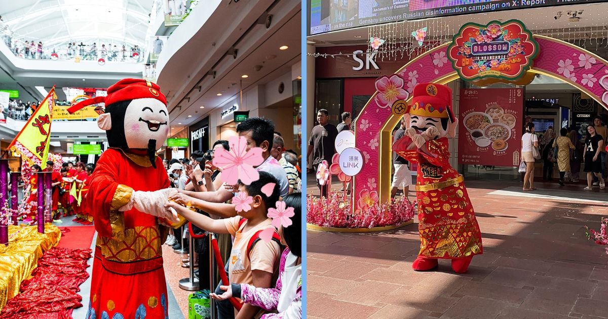 God of Fortune Will be Doing the Viral Ke Mu San Dance at Jurong Point Every Weekend Until 18 Feb