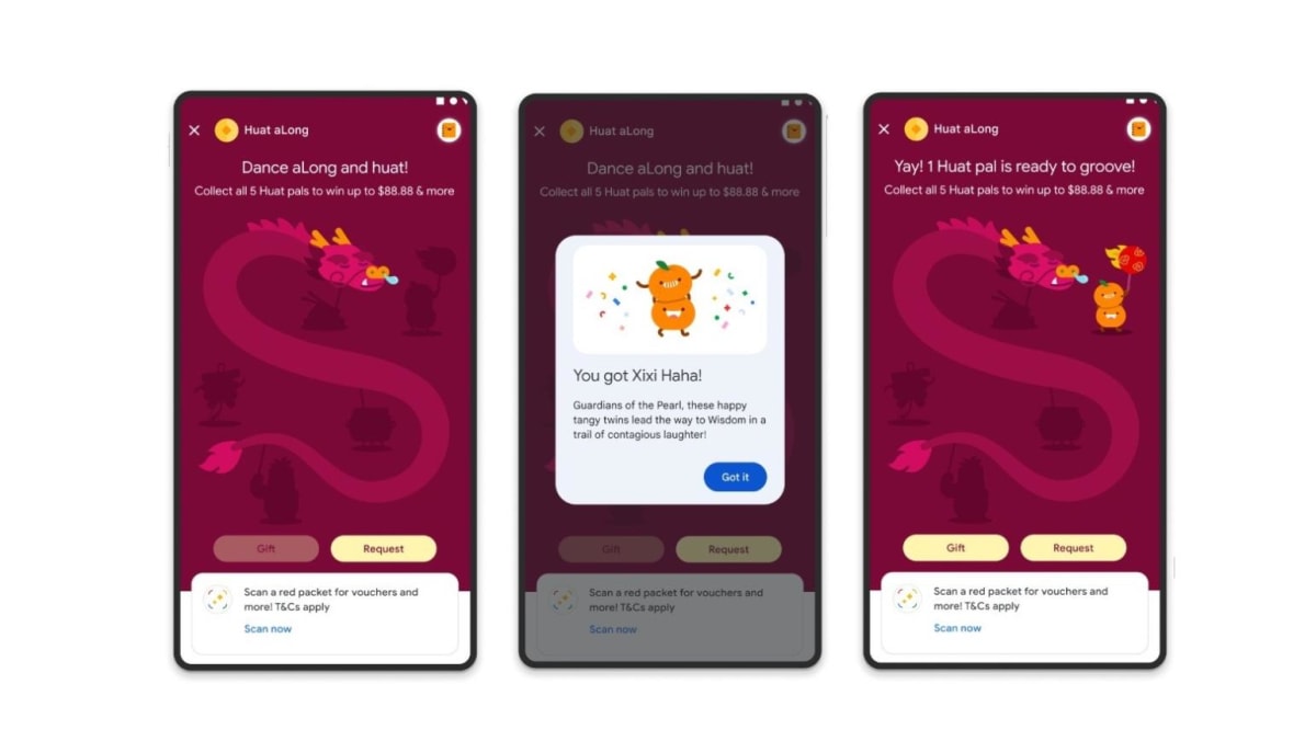 Google Pay’s annual social game Huat Pals returns with new characters and game mode