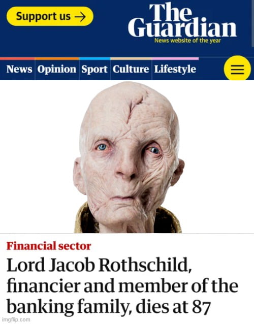 BREAKING: Lord Rothschild Dead