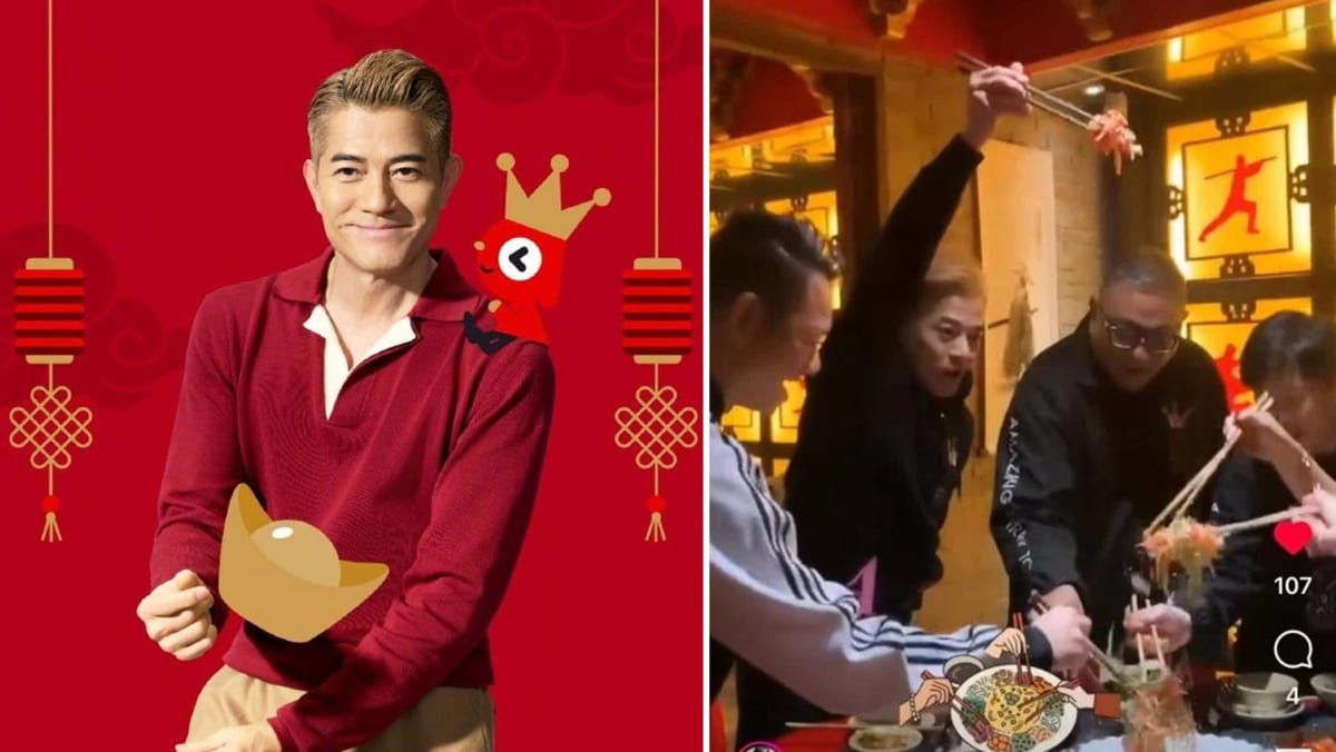 Aaron Kwok Tossing Yusheng At CNY Celebration In KL Is A Real Mood