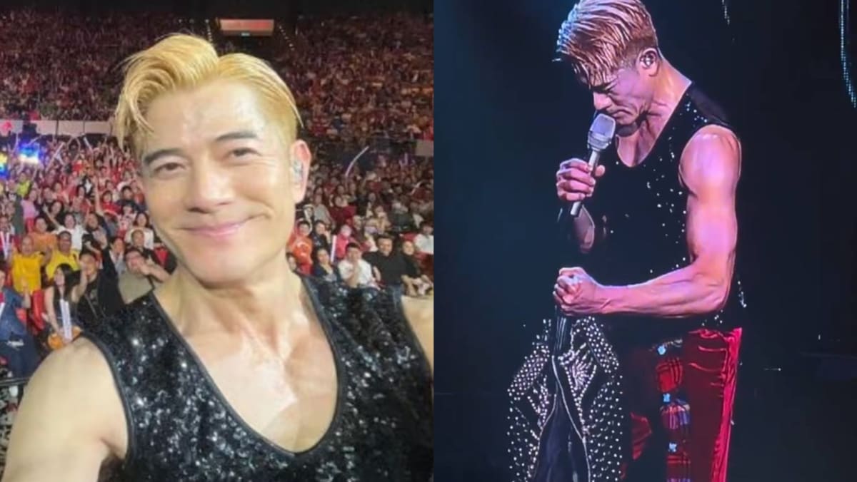 Aaron Kwok, 58, Shows He’s Still In Really Good Shape At Genting Concert