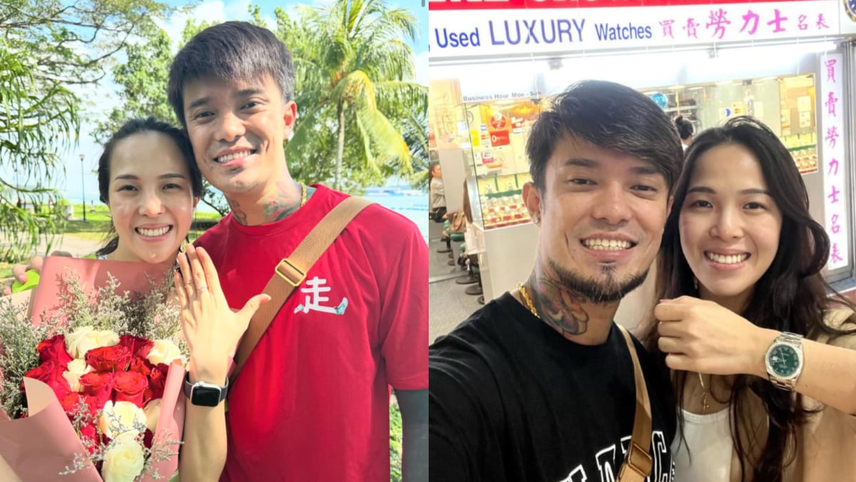 “She Said Yes!”: Simonboy Proposes To Girlfriend During Senior Citizens Sunday Walk