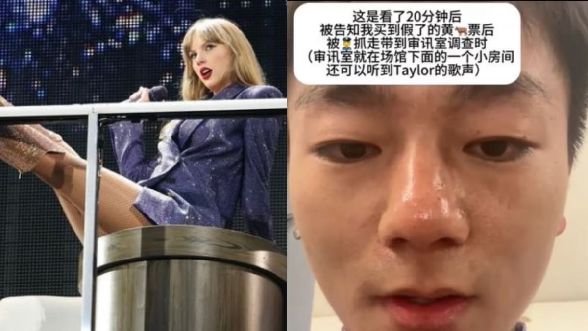 Taylor Swift Fan From China Who Paid S.2K For Fake Ticket Escorted To Interrogation Room 20mins Into Concert