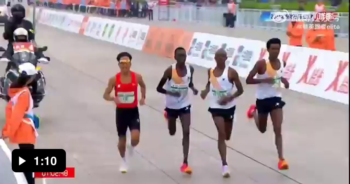 A totally normal win for the Chinese runner in Beijing Half Marathon