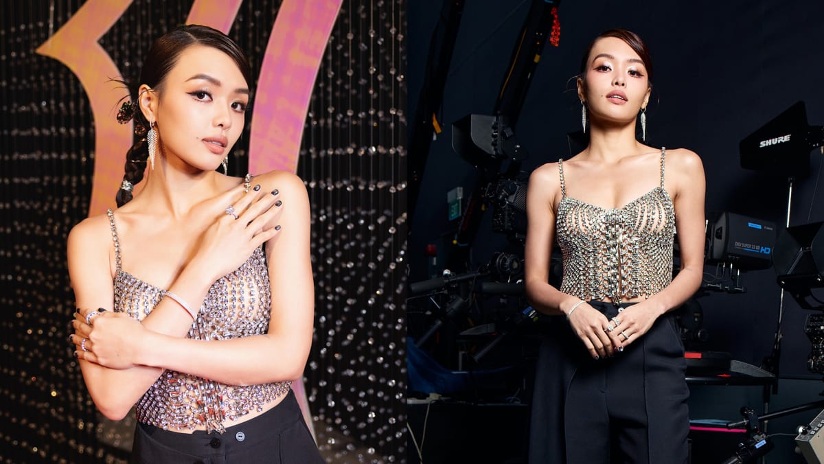 Hazelle Teo Wore A Sparkly See-Through K Top To SA2024 & Was Asked If Her Nude Bra Was Her Real Boobs