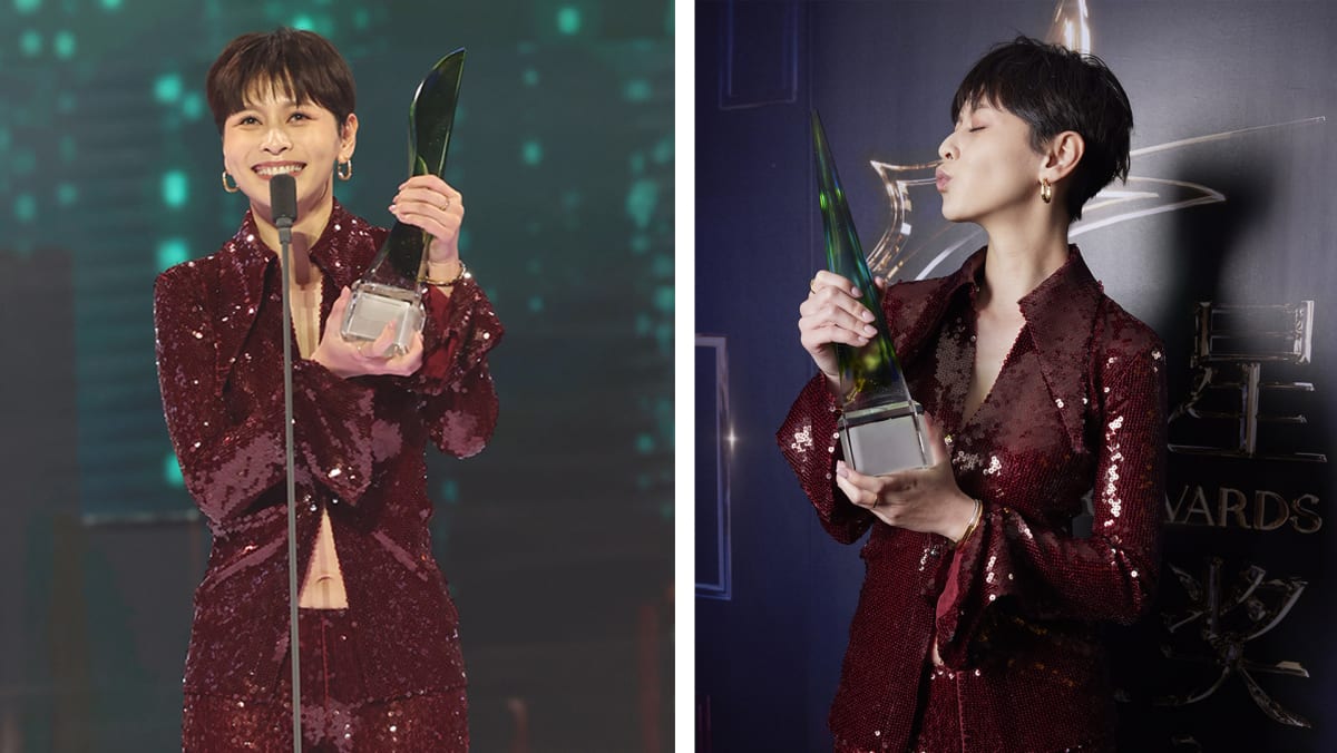 First-Time Top 10 Winner He Yingying Decided On Her Star Awards Outfit Last Year