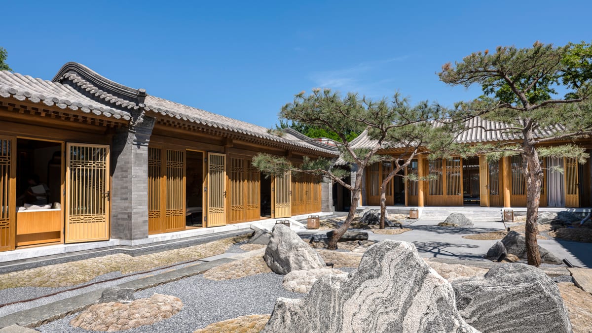 Inside a courtyard house in Beijing, China