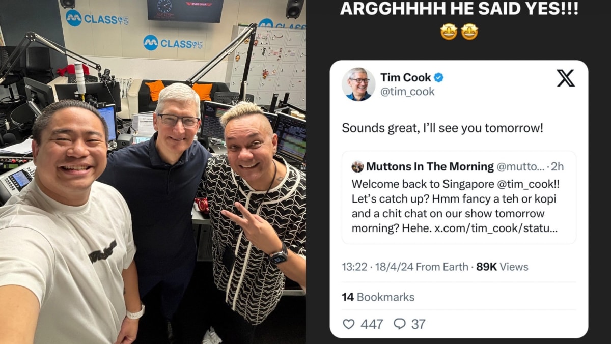 Is Apple CEO Tim Cook Secretly S’porean? He Correctly Guessed Local Food On Class 95’s Muttons In The Morning