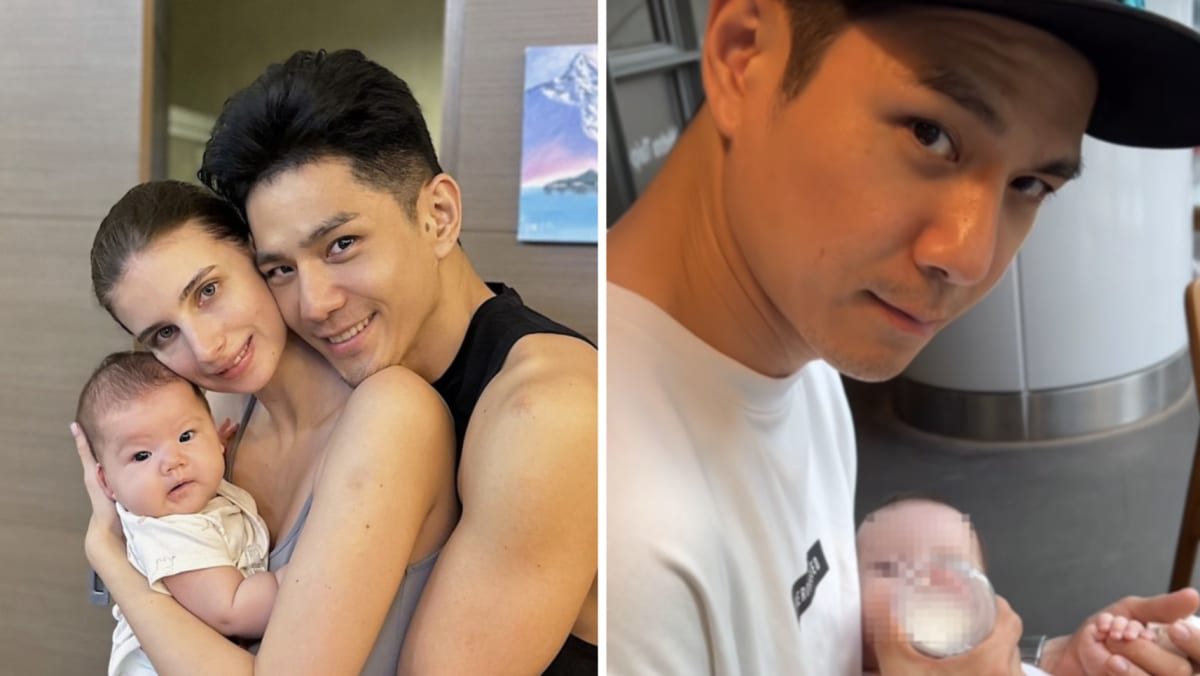 M’sian Celeb Hero Tai’s Wife Criticised For Playing With Mobile Phone And Not Helping Hubby Feed Baby