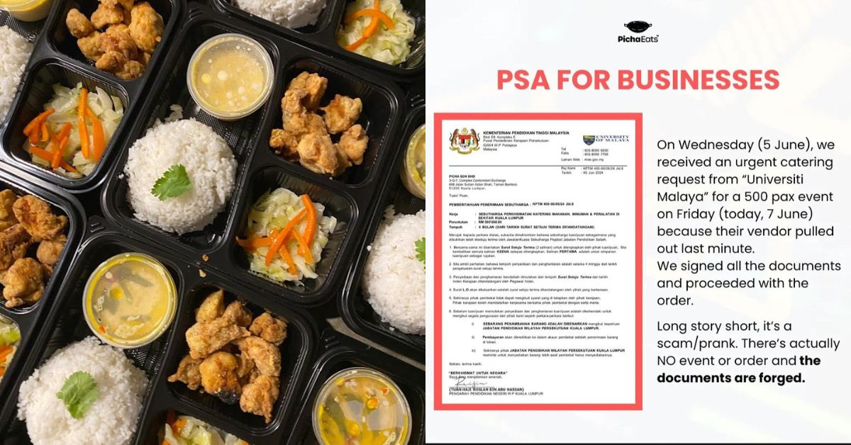 M’sian social enterprise PichaEats gets pranked with fake orders