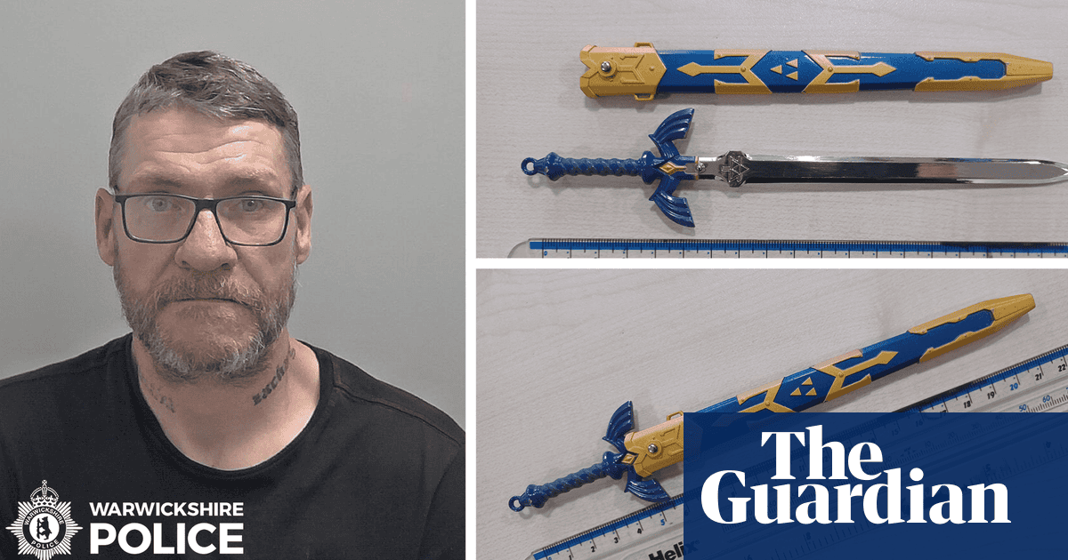 Man jailed for carrying replica sword from Legend of Zelda video game in public | Knife crime