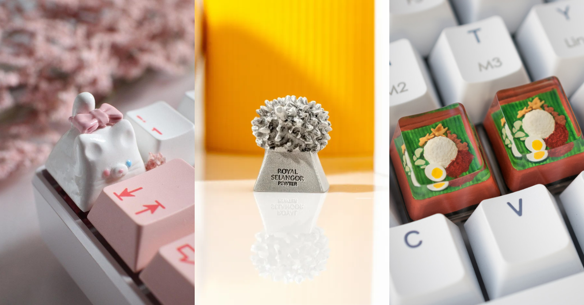 Malaysian brands selling artisanal keycaps & where to buy them