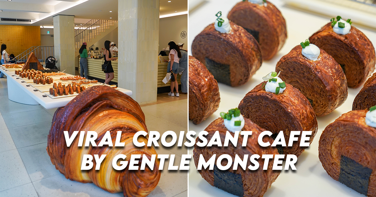 Nudake Sinsa — Viral Croissant Cafe By Gentle Monster In Seoul