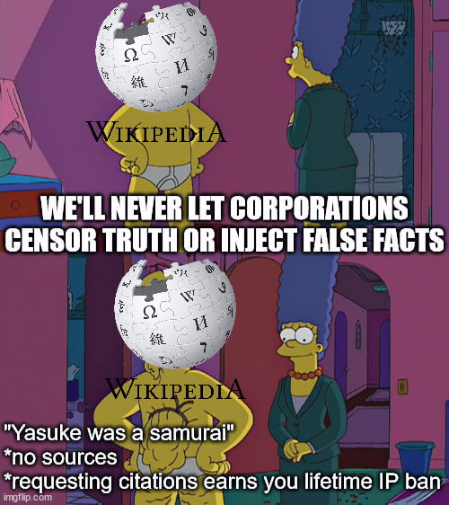 Corporate sponsors now allowed to edit truth. All hail corporate overlords.