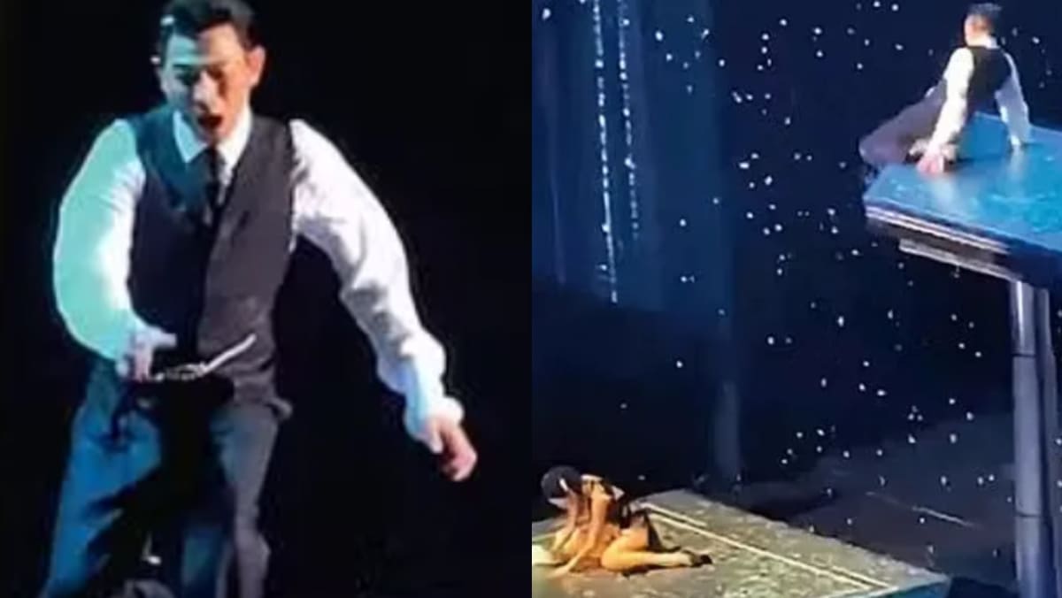 Andy Lau Nearly Falls Off 4m-High Platform During Shanghai Concert