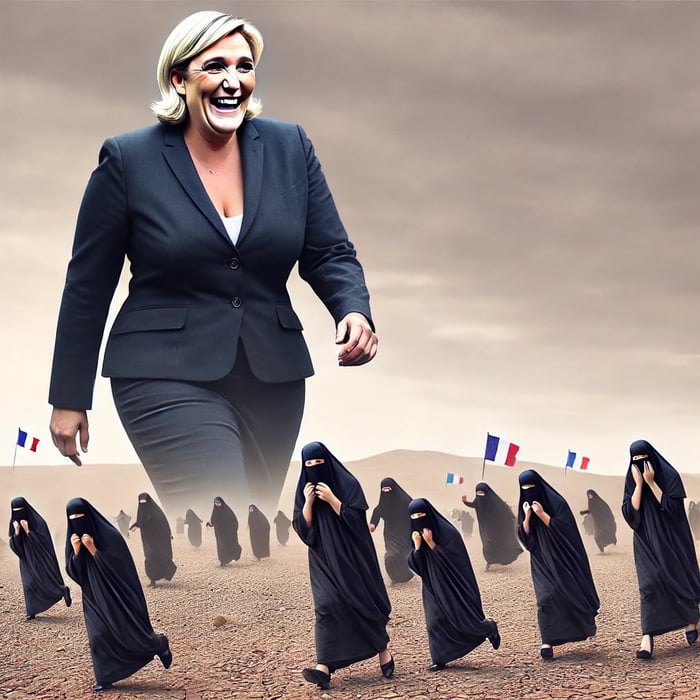 Marine Le Pen: When I come to power, I will ban hijab in all of France