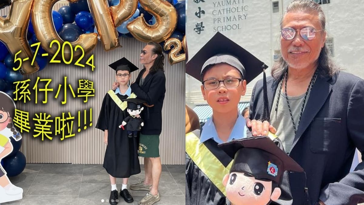 HK Rocker Danny Summer, 71, Who Is Dating A 35-Year-Old, Attends His Grandson’s Primary School Graduation