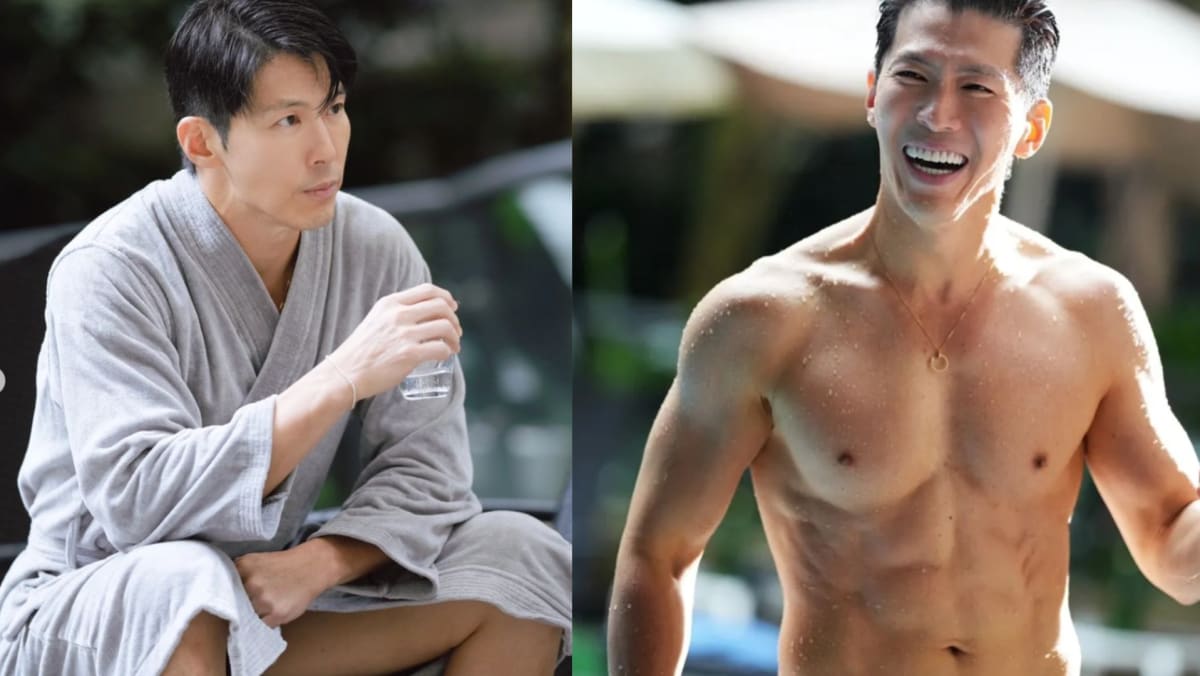 Taiwanese Actor Eric Huang, 52, Shows Off Impressive Bod At The Pool