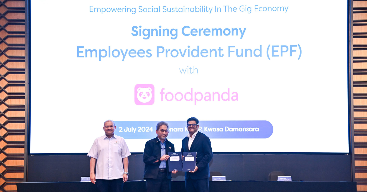 foodpanda & EPF sign MoU to help riders with retirement savings