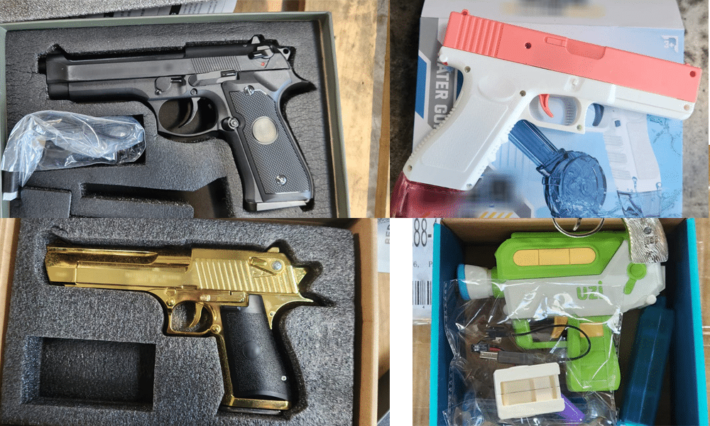 ICA foils attempt to smuggle replica guns into Singapore