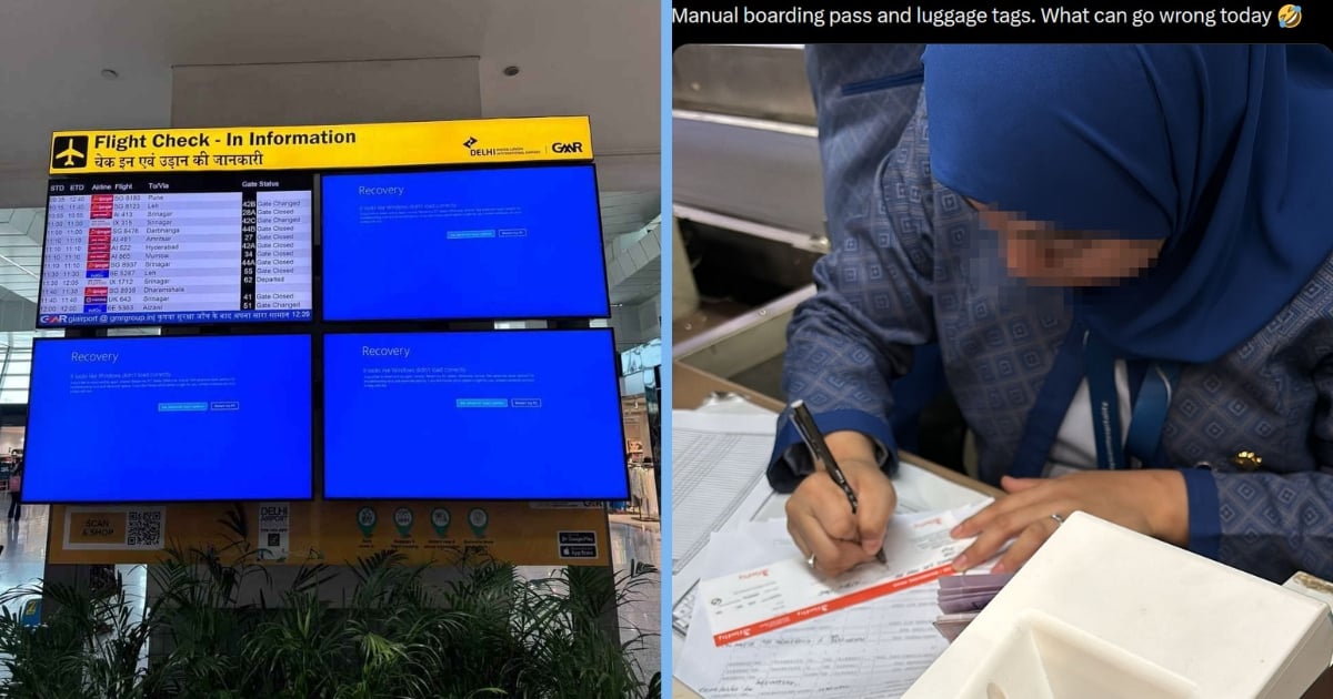 Global IT Outage Hits Windows Devices, Airports Performing Manual Check-Ins