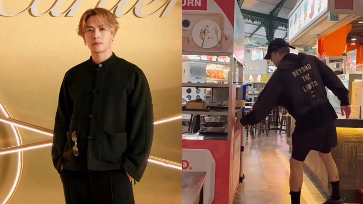 Jackson Wang Suppers At Lau Pa Sat After Cartier Party, Praised For Clearing Tray After Meal