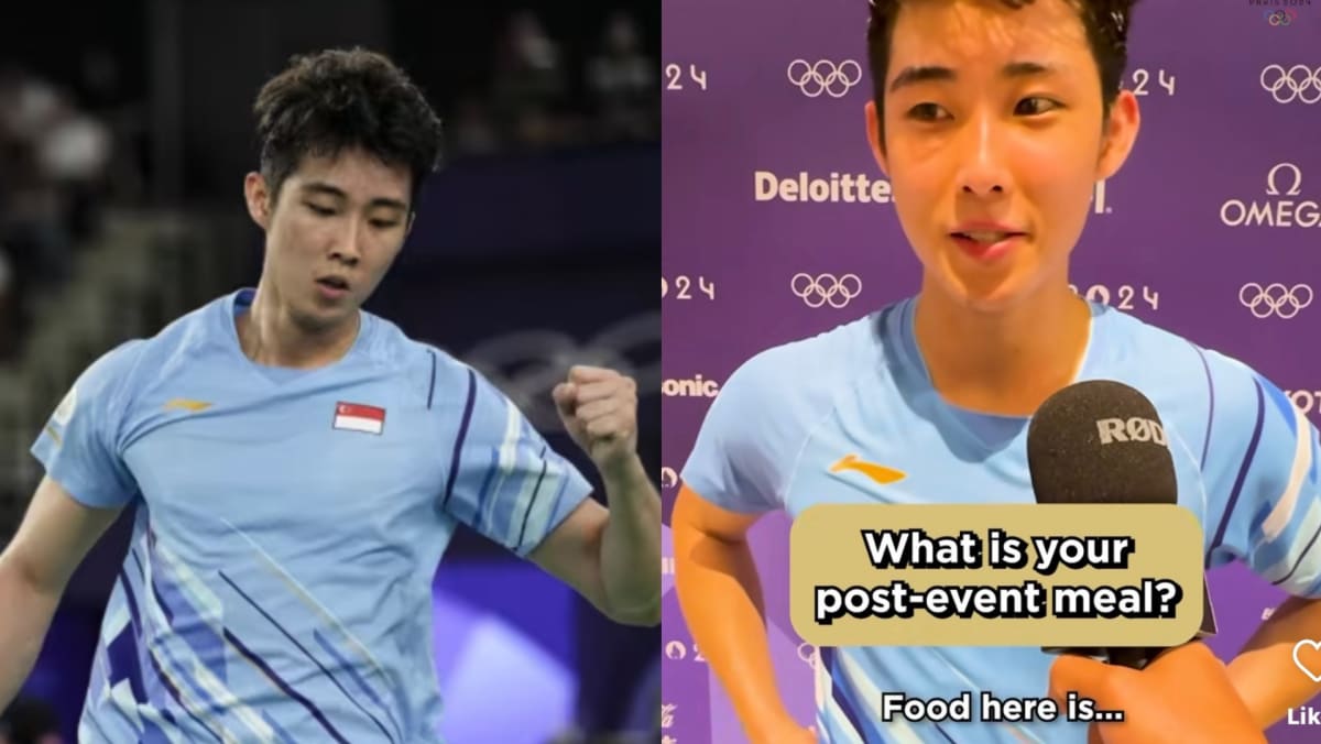 Team SG Sending Loh Kean Yew “Chicken Rice & Prata Virtually” After Shuttler Says Food At Paris Olympics Is Not The Best