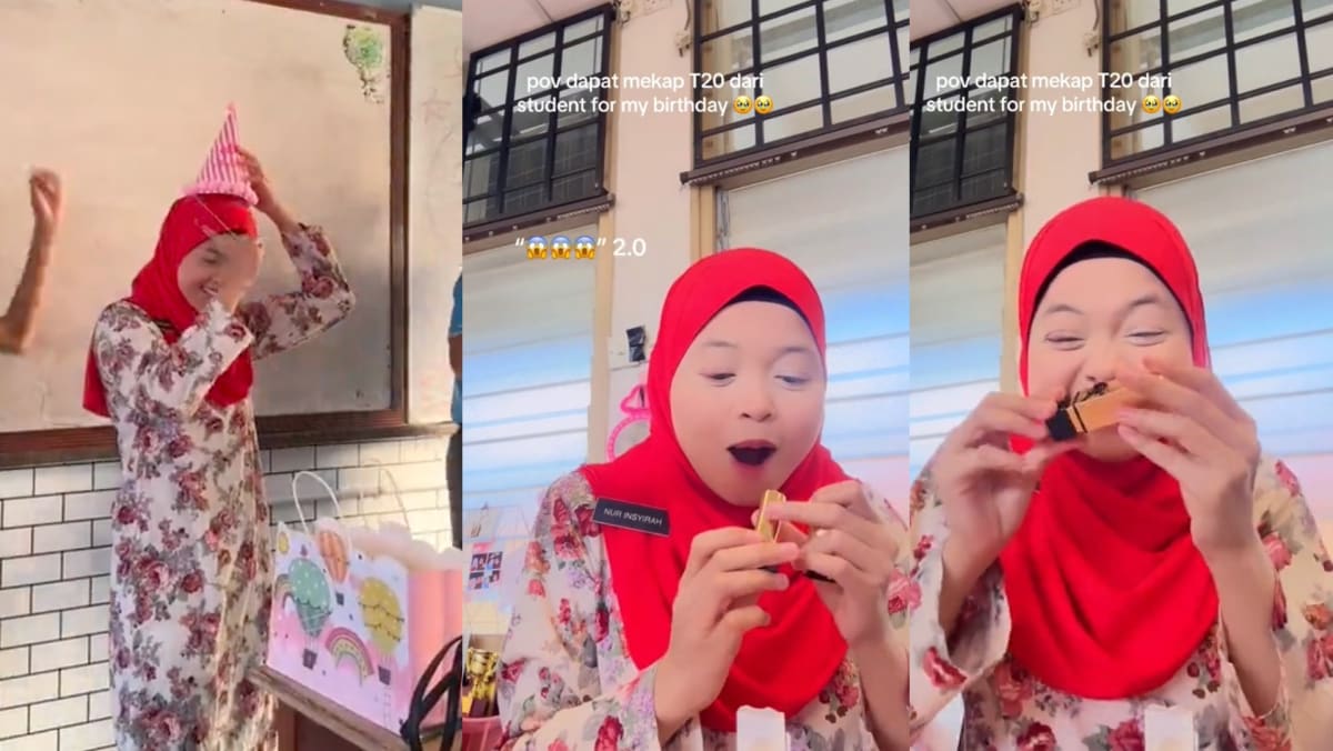 M’sian Teacher Receives Engraved YSL Lipstick As Birthday Gift From Her Student; Goes Viral For Her Reaction