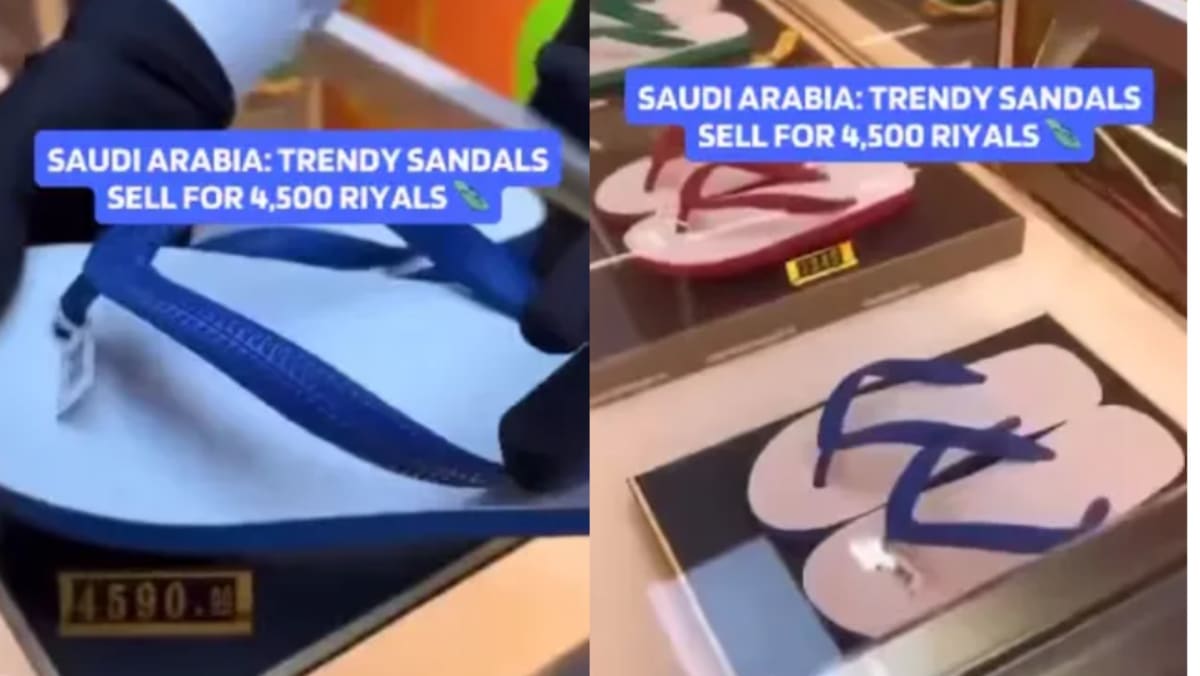 These Blue & White Slippers That You Wear In The Toilet Are Selling For S.6K In Saudi Arabia